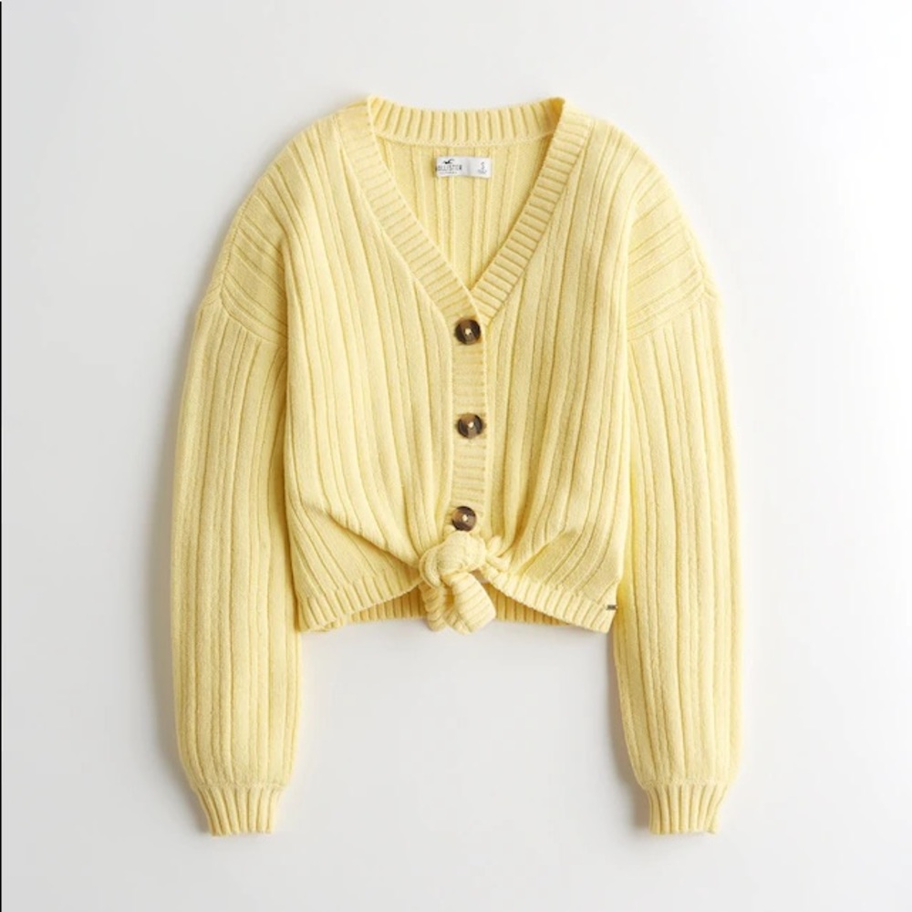 NWOT Hollister Tie Front Cardigan